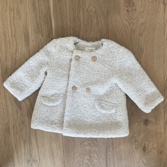 Baby Girl Teddy Coat - Picture 1 of 3